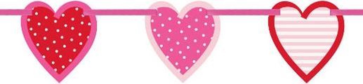 UNIQUE - Harten slinger - Decoratie > Slingers en hangdecoraties